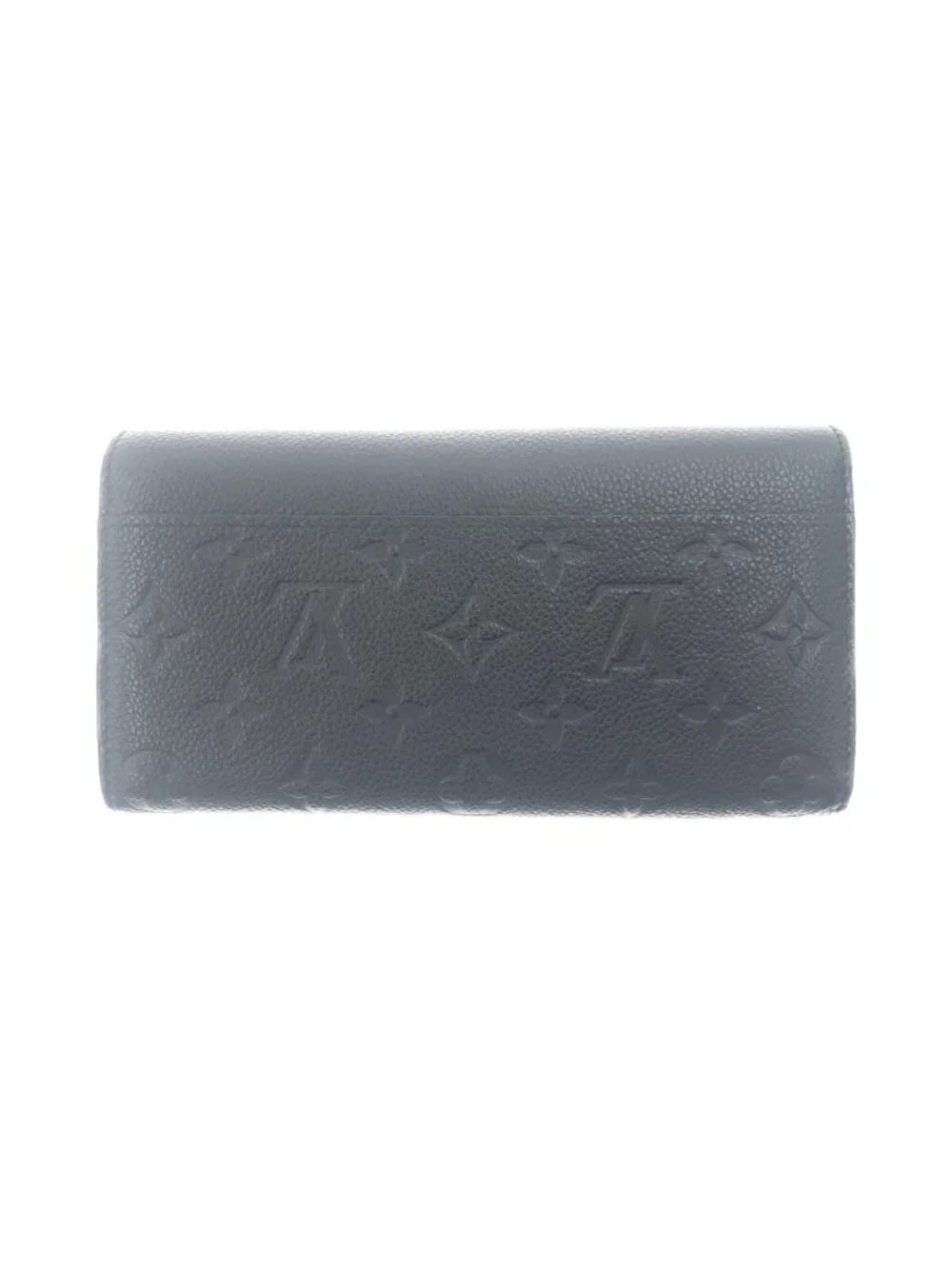 Louis Vuitton Monogram Empreinte Portefeuille Sarah Wallet Black
